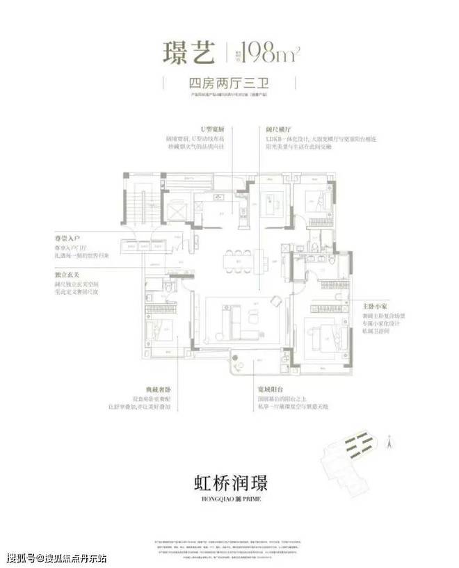 润虹桥润璟-户型配套-2024最新房价m6米乐注册『华润虹桥润璟』网站-华(图8)